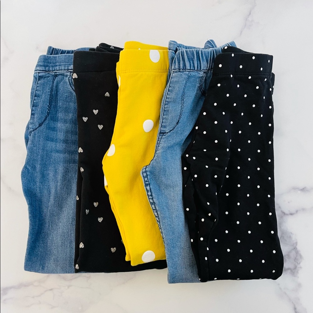 Leggings, Jeggings & Jeans H&M LOT Girls Size 6/6x